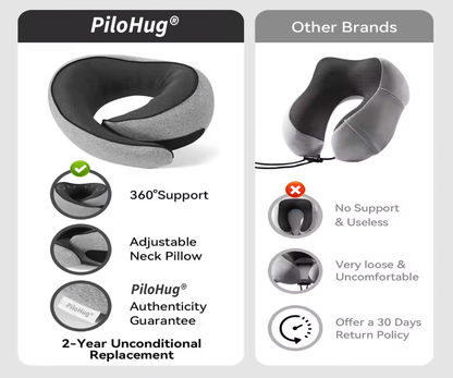 PiloHug® Travel Pillow ( Free Premium Sleep Mask)
